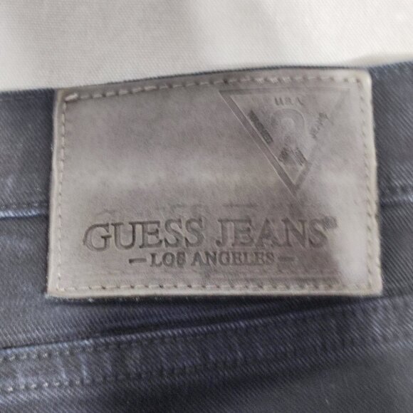 Guess Jeans Vermont Slim fit men's size 34 X 34 black straight leg - Picture 5 of 15
